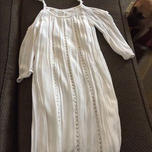 White Maurices cold shoulder dress